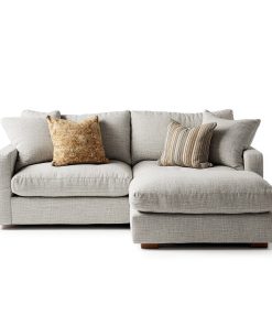 Sofá seccional moderno en forma de L con chaise longue