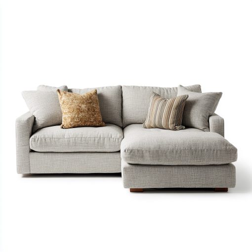 Sofá seccional moderno en forma de L con chaise longue
